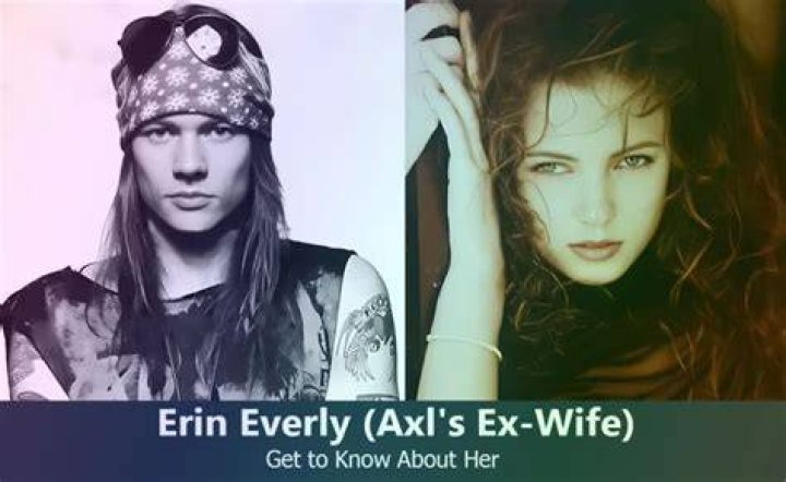 Axl Ros with ex wife Erin Everly and kids Erin everly, Axl rose, Guns