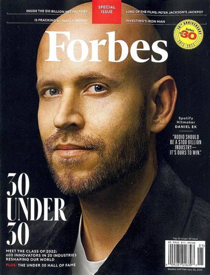 Daniel Ek / 30 Under 30 Daniel Ek, Spotify Ceo daniel ek
