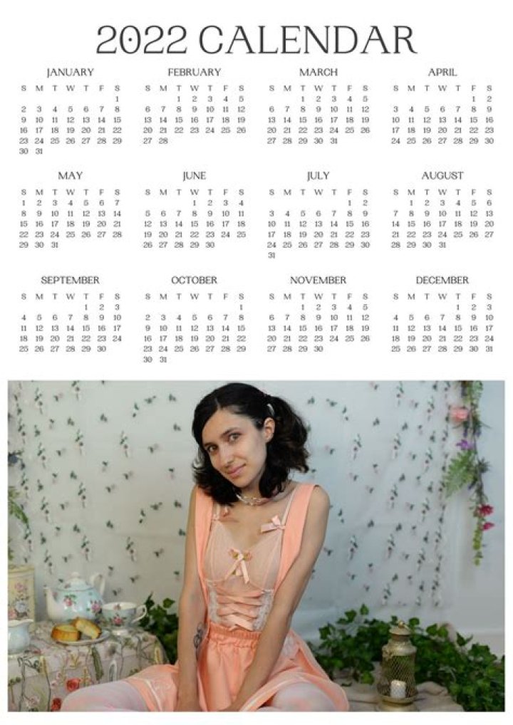 DIGITAL 2022 Poster Calendar NAIADES Aqua SFW Etsy Canada