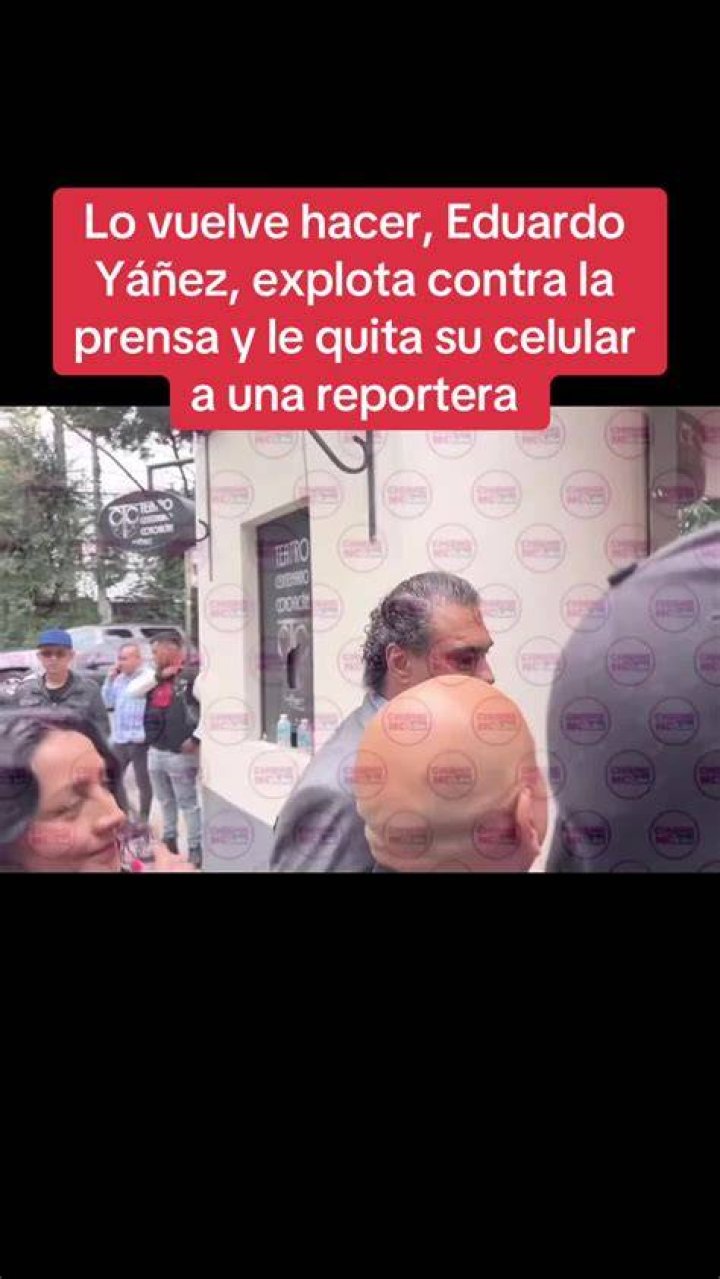 Eduardo Y&aacute;&ntilde;ez vuelve a molestarse con preguntas sobre su hijo