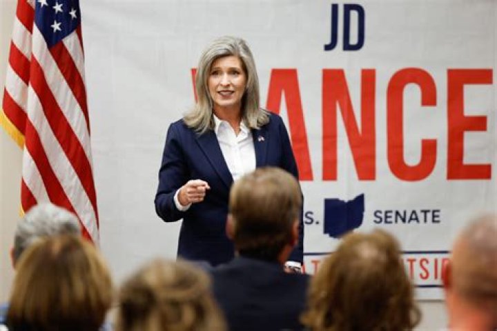 Joni Ernst campaigns with Ohio GOP U.S. Senate nominee J.D. Vance
