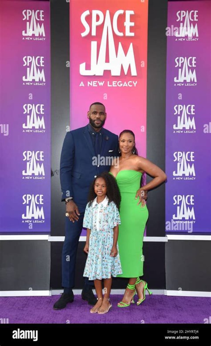 Lebron James Zhuri James Svannah Brinson Editorial Stock Photo Stock