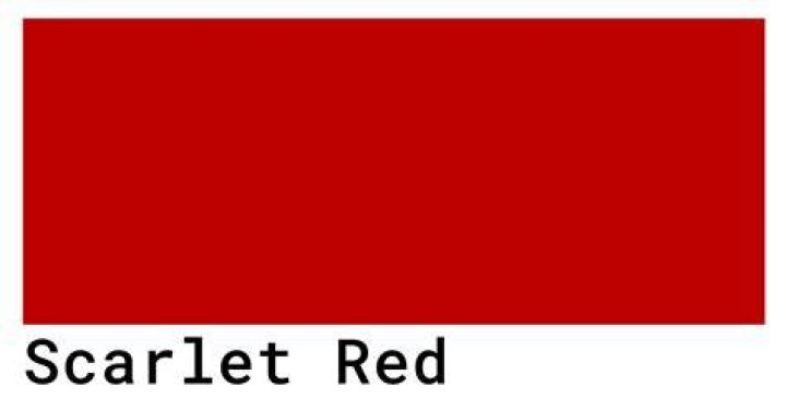 Scarlet Red Color Codes The Hex, RGB and CMYK Values That You Need