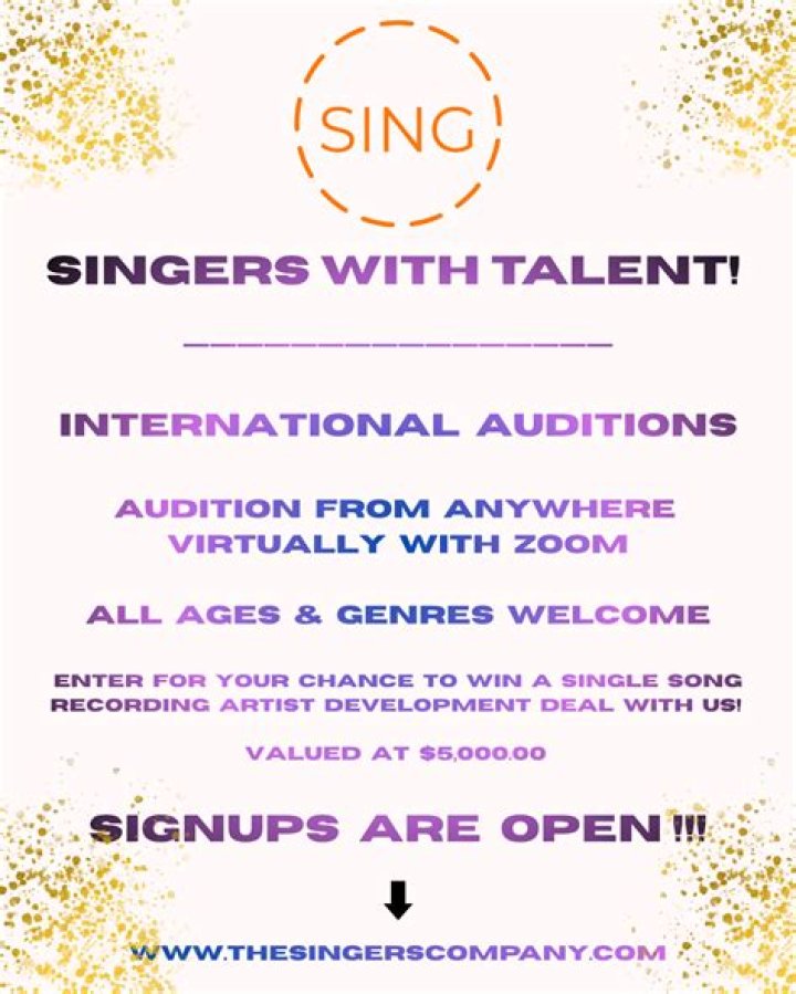 Vocal Talent & Singers
