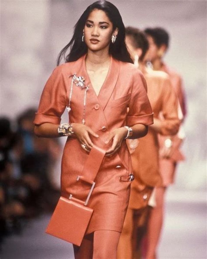 Young Kimora Lee Simmons Runway Model Days Fashion, Kimora lee