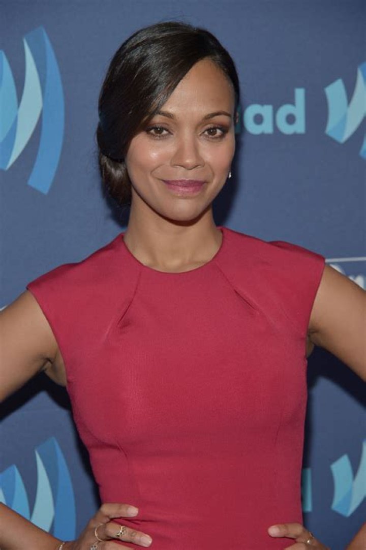 ZOE SALDANA at 2015 Glaad Media Awards in Beverly Hills HawtCelebs